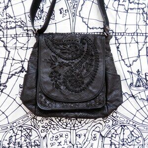 Rare Lockheart Istanbul Cheyenne Flap Cross Body Messenger Bag